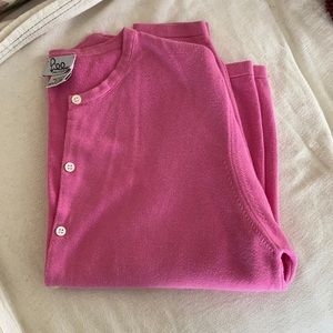 Lilly Pulitzer Pink Cardigan Sweater Size PXL